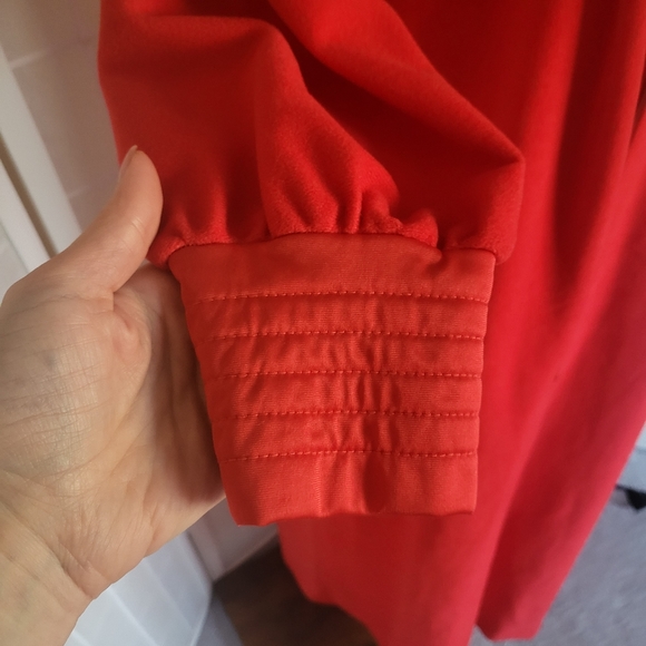 Vintage Red Maxi Robe Sz 10 - Picture 7 of 7